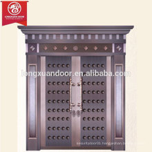Factory Custom Luxury Exterior Bronze Door, Double Swing Copper Door